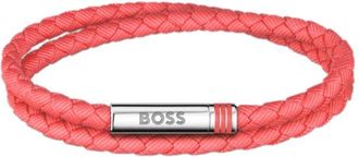 BOSS Double-braided cuff with magnetic logo closure