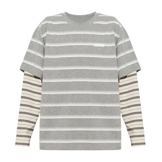 P.E Nation Spark Long Sleeve T-Shirt - Dames - T-shirts - Grijs - L - Katoen - Tops