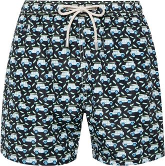 MC2 Saint Barth Lightning Micro swim shorts - men - Recycled Polyester/Polyamide/Elastane - S - Black