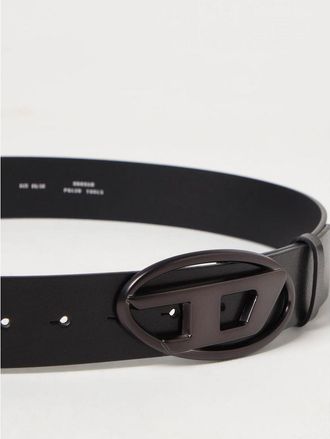 Diesel Leather Belt - Black