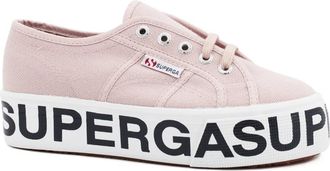 Superga 2790 Outsole Lettering - Dames - Sneakers - Roze - 36 EU - Schoenen
