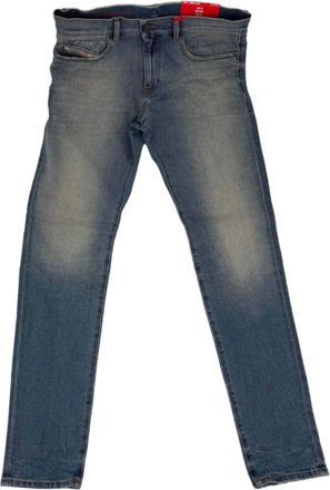 Diesel Mens D-Strukt Denim Jeans In Blue