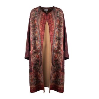 Pierre-Louis Mascia Kimono Tapestry Effect In Wool