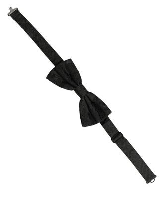 Dolce & Gabbana Silk Bow Tie - Black