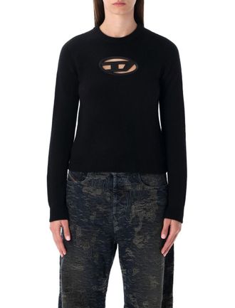 Diesel M-Areesa Slim Cut-Out Logo Sweater