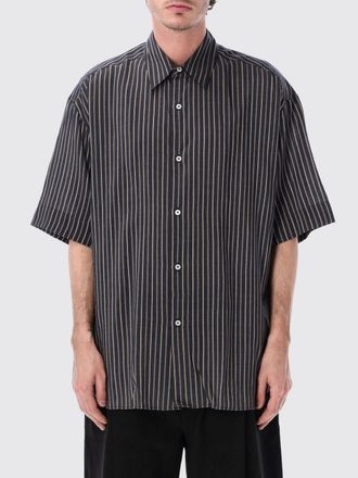 STUDIO NICHOLSON Camicia in seta e lyocell a righe