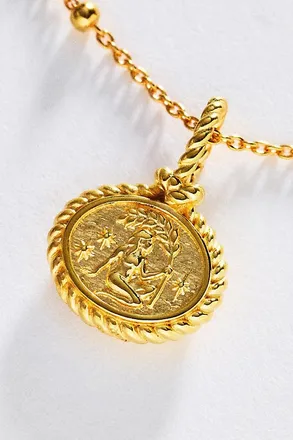Awe Inspired Zodiac Gemstone Pendant Necklace