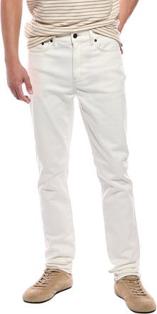 Blk Dnm Off White Slim Cut Jean
