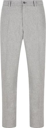 Tagliatore Broek van scheerwol - Grijs