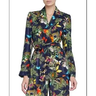 L'agence Jordana Wrap Jacket In Black