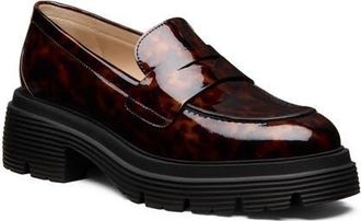 Stuart Weitzman Hudson Lite Loafer in Dark Brown at Nordstrom, Size 7.5