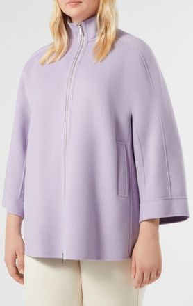 Marina Rinaldi Paio Wool Blend Jacket in Lilac at Nordstrom, Size 18W