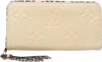 Louis Vuitton Pre-owned Wallets, female, Beige, Size: ONE SIZE Pre-owned Canvas Wallet