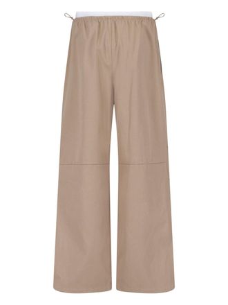 Alexander Wang Womens Trousers Beige Cotton