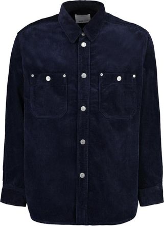Isabel Marant Heren, Overhemden, Blauw, Maat: L Corduroy