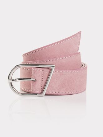 Tom Tailor Lederg&uuml;rtel TOM TAILOR, Damen, Gr. 105, rosa, Leder, unifarben, G&uuml;rtel Lederg&uuml;rtel, mit eleganter Ziernaht