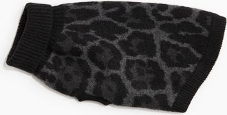 H&M Gemusterter Hundepullover - Schwarz