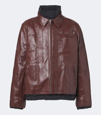 sacai Piumino in pelle