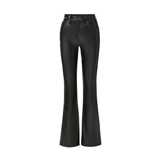 Veronica Beard Beverly Skinny Flare Pant - Dames - Broeken - Zwart - Maat: W26 Zijde
