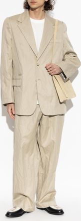 Willy Chavarria Chuco Blazer, Mens, Beige