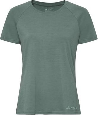Vaude Essential Wool T-Shirt Merinoshirt f&uuml;r Damen | t&uuml;rkis/oliv
