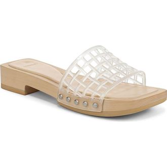Vince Barbara Jelly Slide Sandal in Clear at Nordstrom, Size 10