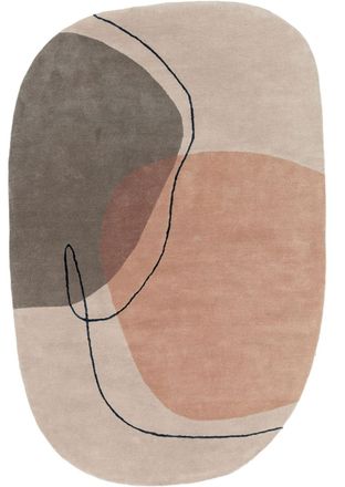 benuta Alfombra de lana shape multicolor 160x230