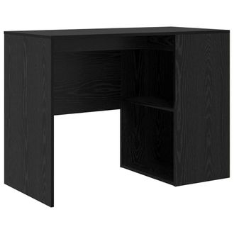 Berkfield Home Writing Desk Black oak Engineered wood Compact