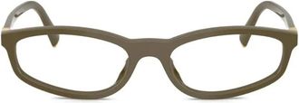 Miu Miu Eyeglasses - Dames - Brillen - Groen - 52 MM - Accessoires