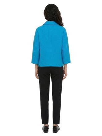 Dolce & Gabbana Woven Cotton Shell Jacket - Blue