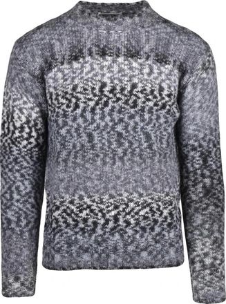 KANGRA Maglione Girocollo - Heren - Ronde hals truien - Grijs - S - Wol - Truien & Vesten