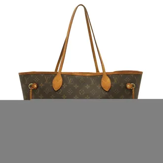 Louis Vuitton Brown Monogram Canvas Pvc Coated Canvas Shoulder Bag Tote Bag (Pre-Owned)