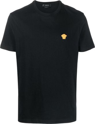 Versace Logo Cotton T Shirt