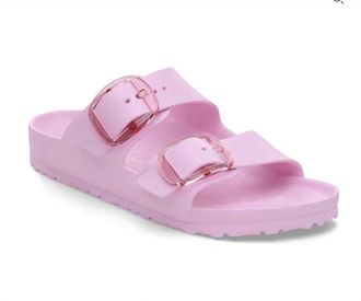 Birkenstock Womens Arizona Big Buckle Eva Sandal In Fondant Pink