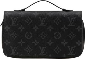 Louis Vuitton Pre-owned Clutches, female, Black, Size: ONE SIZE Pre-owned Vintage Long Wallet (bi-fold)