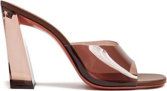 Amina Muaddi Mules Brigitte 95mm - Marrone