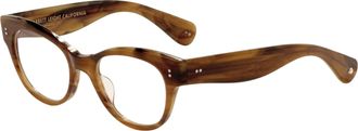 Garrett Leight Womens 49 mm Brown Opticals