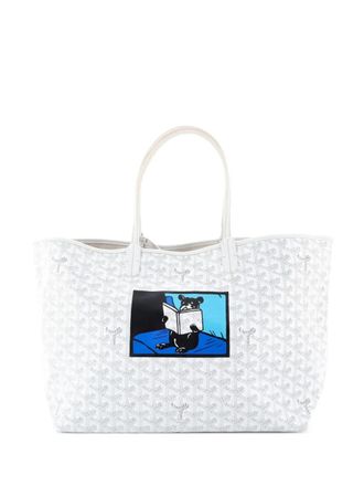 Goyard Saint Louis Printed Coated Canvas PM tote bag - White