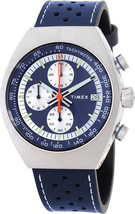 Timex Legacy Chronograph Quartz Blue Dial Mens Watch TW2W93500
