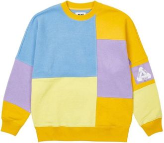 Palace SS22 Colour Block Crew Sweater Multicolor P22CS112