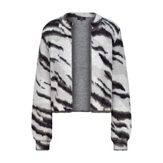 Monari Gebreid Vest - Dames - Truien - Grijs - Maat: XL