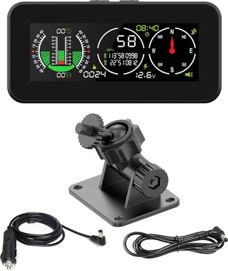OEM Inclin&oacute;metro Digital Gps De 10 V-30 V Cc Para Autocaravanas Y Veh&iacute;culos Todoterreno. Veloc&iacute;metro E Inclin&oacute;metro Digital Para Coche Con Pantalla De Coo