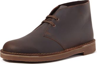 Clarks Mens Bushacre 3 Chukka Boots, Dark Brown Lea, 49.5 EU