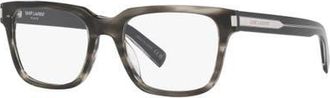 Saint Laurent 54mm Square optical glasses in Tortoise at Nordstrom