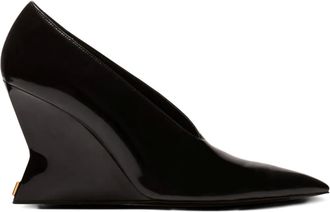 Balmain Pumps a punta 95mm - Nero