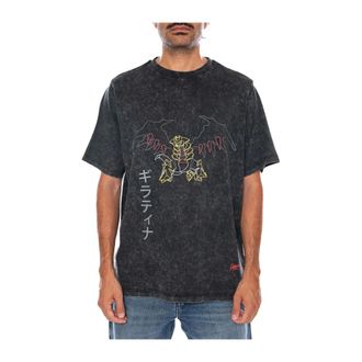Dolly Noire Giratina Tee - Heren - Tops - Zwart - Maat: S Katoen