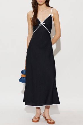 Moschino Strappy Dress, Womens, Black