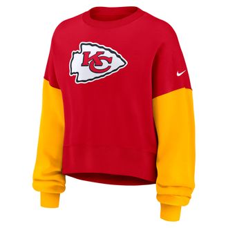 Nike Kansas City Chiefs Nike Womens NFL Pullover Crew in Red | 01D7080K7G-SD2