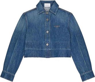 Givenchy Shirt In Medium Blue Denim
