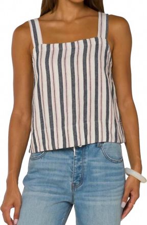 Velvet Heart Amora Tank Top In Blue Night Stripe